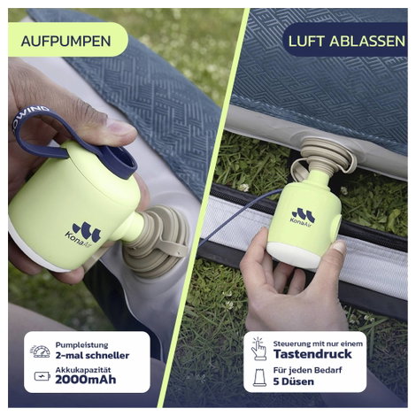 Woowind WO-V05-G Akkus kompresszor Grün 11. kép