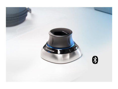 3Dconnexion 3Dconnexion SpaceMouse Wireless Kit 2 - 3D-Maus WLAN egér Bluetooth™ Optikai Fekete 7 Go 2. kép