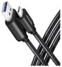 AXAGON USB C kábel USB 3.2 Gen1 USB-A dugó, USB-C® dugó 2 m Fekete BUCM3-AM20AB bélyegkép
