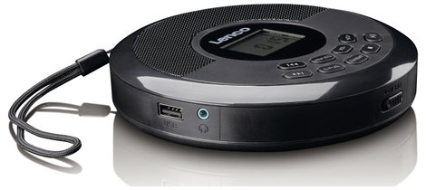 Lenco CD-340BK Hordozható CD lejátszó CD, CD-R, CD-RW, MP3, CD, CD-R, CD-RW, MP3 Fekete 3. kép
