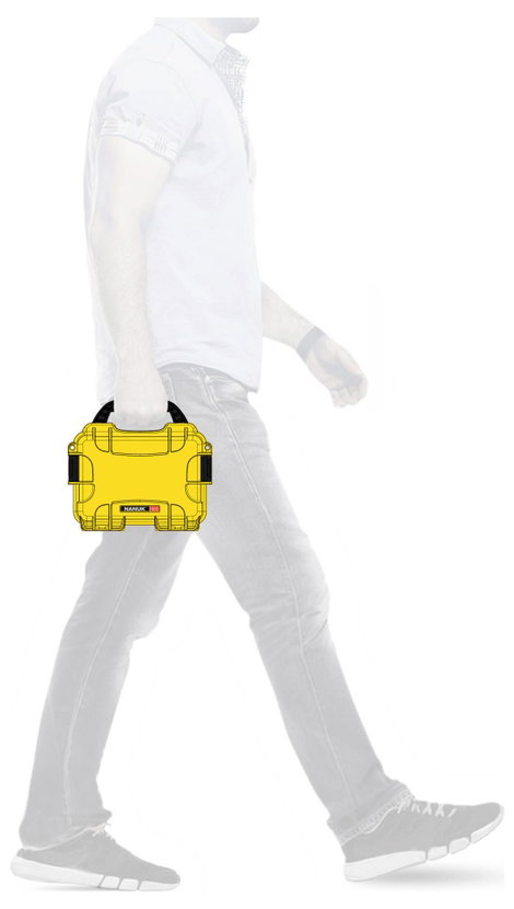 NANUK Hordozó bőrönd Mod. 903 (Sz x Ma x Mé) 188 x 79 x 124 mm Sárga 903S-000YL-0A0 5. kép