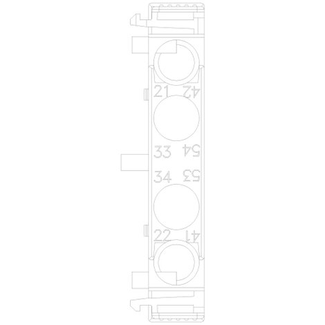 Siemens 3RH2911-1DA11 Védőkapcsoló tömb 1 db 4. kép