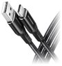 AXAGON USB C kábel USB 2.0 USB-A dugó, USB-C® dugó 2 m Fekete BUCM-AM20AB bélyegkép