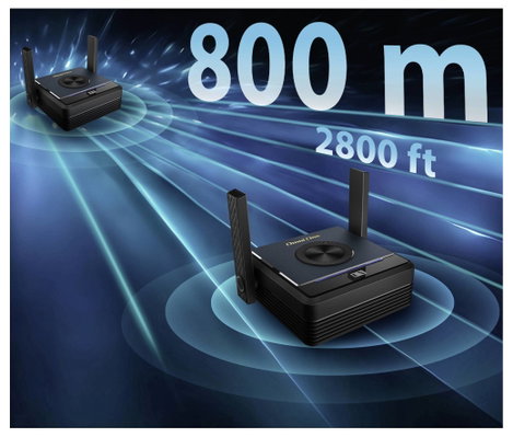 EZCast Omni One Wireless HDMI Extender HDMI™, USB-C® (DP Alt Mode) HDMI extender 800 m 4. kép
