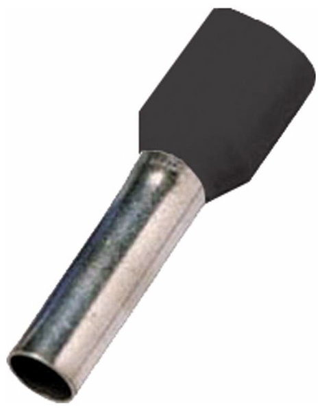 Intercable 180764 Érvéghüvely 1.5 mm² Részlegesen szigetelt Fekete 1 db