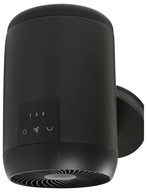 Lucci AIR Jet DC WV Schwarz Fali ventilátor Fekete 6. kép