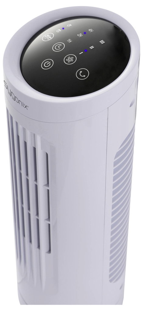 Sygonix Oszlopventilátor 20 W (Ø x Ma) 111 mm x 328 mm Fehér Időzítő, Forgó, LED-es visszajelző lámp 4. kép