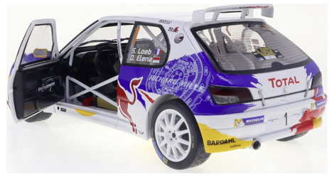 Solido Személygépkocsi modell Peugeot 306 Maxi #1 fehér Kész modell Személygépkocsi modell 10. kép