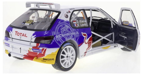 Solido Személygépkocsi modell Peugeot 306 Maxi #1 fehér Kész modell Személygépkocsi modell 3. kép