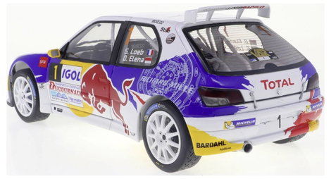 Solido Személygépkocsi modell Peugeot 306 Maxi #1 fehér Kész modell Személygépkocsi modell 8. kép