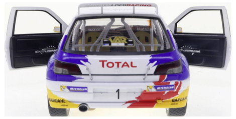 Solido Személygépkocsi modell Peugeot 306 Maxi #1 fehér Kész modell Személygépkocsi modell 9. kép