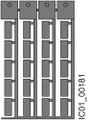Siemens 3RT2900-1SB20 Feliratozó tábla 340 db bélyegkép