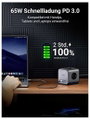 UGREEN DigiNest Cube USB-s töltőkészülék 65 W Védőérintkezős dugalj, 2x USB-A, 2x USB-C® Power Deliv 8. bélyegkép