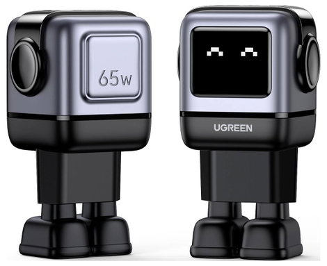 UGREEN UGREEN Uno CD361 65W Charger black 2C1A Töltőadapter 65 W Szürke 6. kép