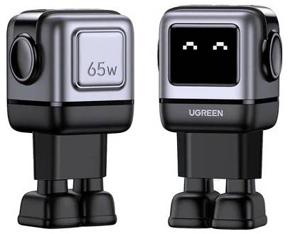 UGREEN UGREEN Uno CD361 65W Charger black 2C1A Töltőadapter 65 W Szürke 8. kép