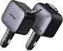 UGREEN EC604 145W Car Charger 2C1A Jármű töltőkészülék 145 W USB-C® alj, USB-C® dugó, USB-A alj Szür bélyegkép