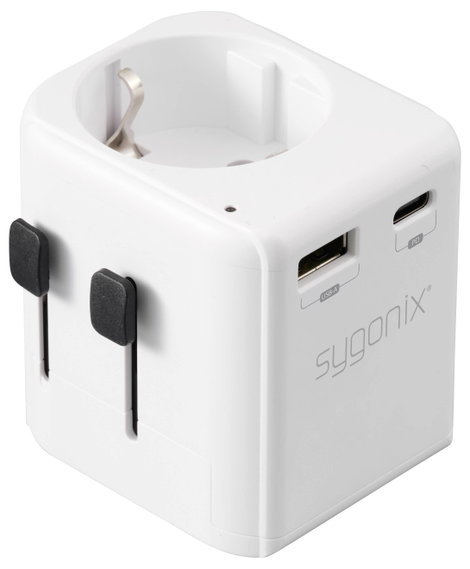 Sygonix SY-6951598 Úti adapter USA/Australien/China/Grossbritannien/Hongkong 2. kép