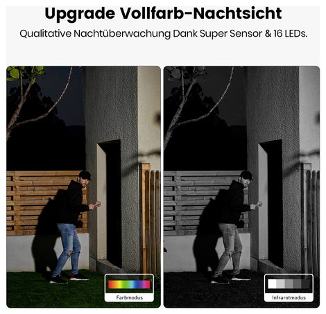 Aosu C8S AOS-C8S.WAUS01000 WLAN IP Megfigyelő kamera 2160 x 3840 pixel 11. kép