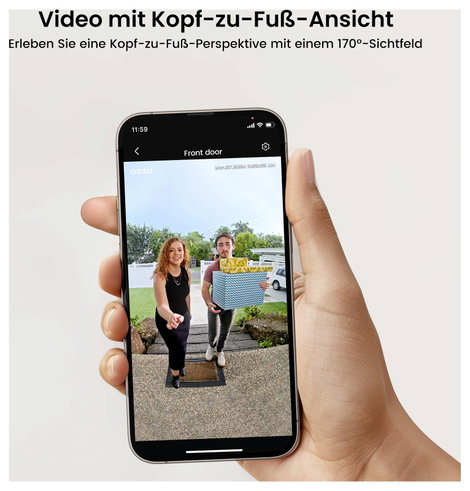 Aosu AOS-V8E0.WAEU01000 Rádiójel vezérlésű csengő Teljes készlet USB csatlakozóval 4. kép