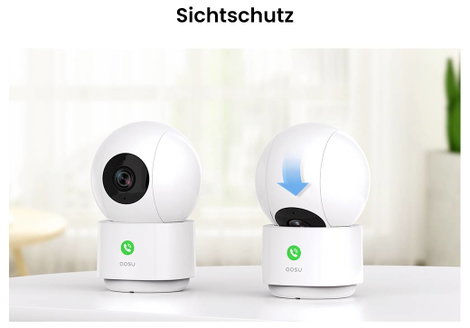Aosu C2P AOS-C2P0.WAEU01000 WLAN IP Megfigyelő kamera 1440 x 2560 pixel 10. kép