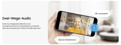 Aosu C2P AOS-C2P0.WAEU01000 WLAN IP Megfigyelő kamera 1440 x 2560 pixel 16. kép