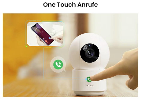 Aosu C2P AOS-C2P0.WAEU01000 WLAN IP Megfigyelő kamera 1440 x 2560 pixel 3. kép