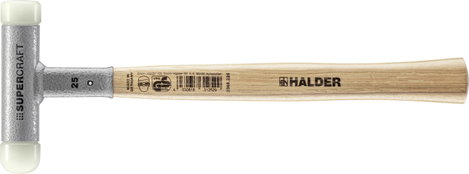 Halder SUPERCRAFT 3366.225 Puha kalapács ergonómikus markolat, kemény, visszacsapás mentes 325 g 305