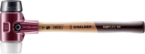 Halder SIMPLEX 3027.050 Puha kalapács ergonómikus markolat, középkemény 1105 g 370 mm 1 db