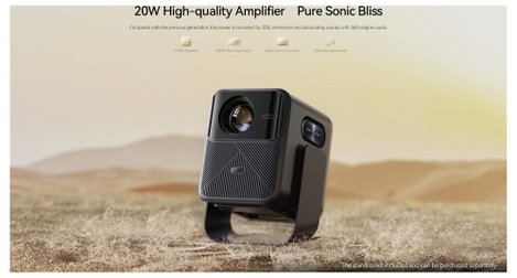 Wanbo Kivetítő Mozart 1 Pro LED 1200 ANSI lumen Beépített hangszóró, Automatikus fókusz, Távirányító 7. kép