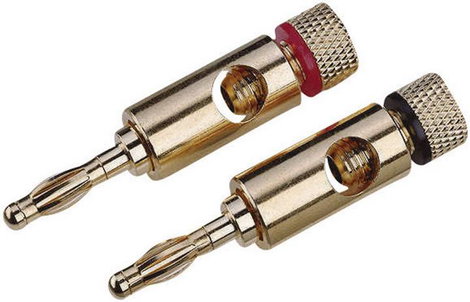 HighEnd aranyozott banándugó 10 mm²-ig, 1 pár