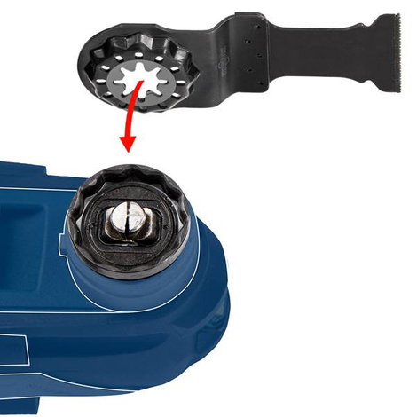 Bosch Accessories 2608669091 2608669091 Multifunkciós fűrészlap készlet 1 db 9. kép