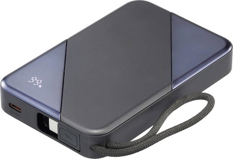 VOLTCRAFT VC-PBP2535CB Powerbank 10000 mAh Power Delivery 3.0 Lítiumion Fekete állapotjelző
