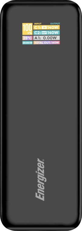 Energizer Ultimate Powerbank 27000 mAh USB PD 3.1 LiPo USB-A, USB-C® Fekete állapotjelző
