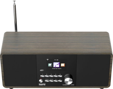 Internet Asztali rádió Imperial DABMAN i200 AUX, DAB+, Internetrádió, URH, USB Fa