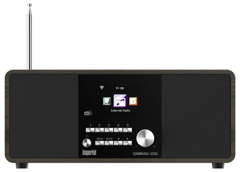 Internet Asztali rádió Imperial DABMAN i200 AUX, DAB+, Internetrádió, URH, USB Fa 2. kép