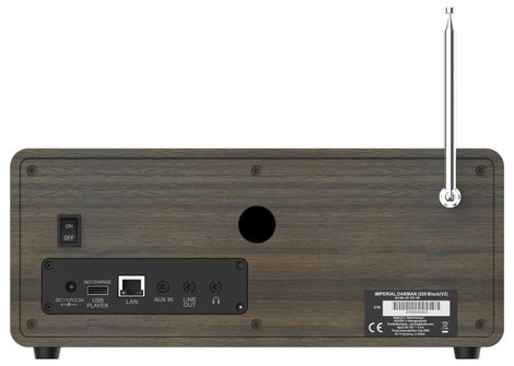 Internet Asztali rádió Imperial DABMAN i200 AUX, DAB+, Internetrádió, URH, USB Fa 6. kép
