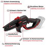 Einhell Professional GP-PS 18/20 Li BL-Solo Akku Akkus láncfűrész Szoft markolat Penge hossza 192 mm 4. bélyegkép