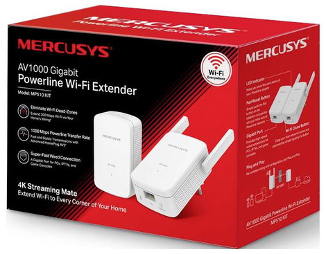 Mercusys Powerline WLAN bővítő adapter MP510 KIT 1000 MBit/s 4. kép