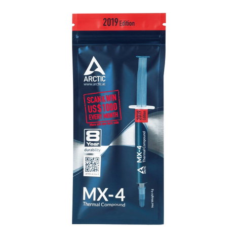 Arctic MX-4 Hővezető paszta 8.5 W/mK 1 db darab 3. kép
