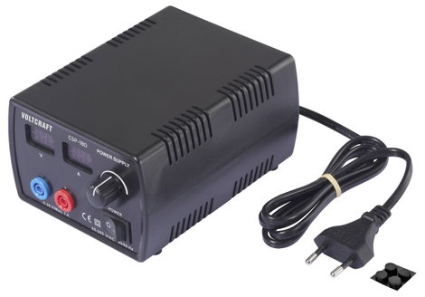 VOLTCRAFT CSP-180 Labortápegység, szabályozható 0 - 30 V/DC 1 A (max.) 30 W Kimenetek száma 1 x 5. kép