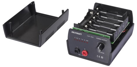 VOLTCRAFT CSP-300 Labortápegység, szabályozható 3, 4.5, 6, 7.5, 9, 12 V, V, V, V, V, V (max.) 3 A (m 6. kép