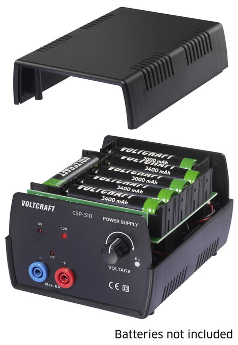 VOLTCRAFT CSP-310 Labortápegység, szabályozható 6, 12 V/DC, V/DC (max.) 2 - 6 A 72 W Kimenetek száma 7. kép