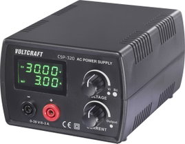 VOLTCRAFT CSP-320 Labortápegység, szabályozható 0 - 30 V/DC 1 - 3 A 90 W Kimenetek száma 1 x