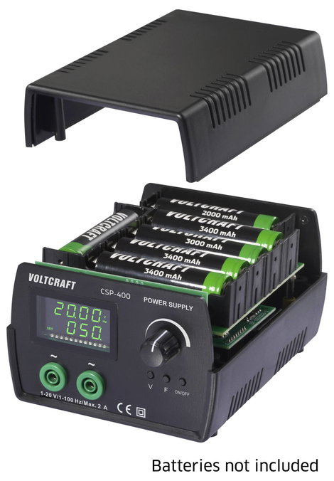 VOLTCRAFT CSP-400 Labortápegység, szabályozható 1 - 20 V/AC 1 - 2 A 40 W Kimenetek száma 1 x 7. kép