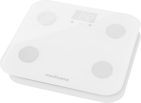 Medisana BS 600 WiFi Testzsíranalizáló mérleg 40501 digitális Mérési tartomány (max.)=180 kg Fehér B
