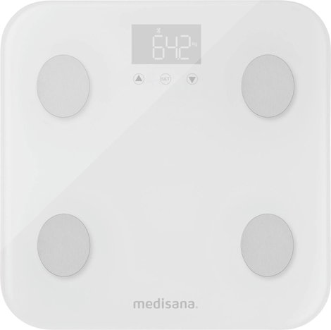 Medisana BS 600 WiFi Testzsíranalizáló mérleg 40501 digitális Mérési tartomány (max.)=180 kg Fehér B 3. kép