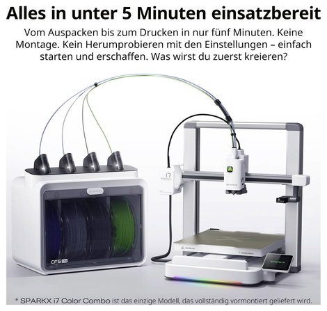 Creality SPARKX i7 Color Combo 3D nyomtató AI támogatás 8. kép