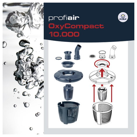 FIAP 1270 profiair OxyCompact 10.000 Kerti tó levegőztető 10000 l/óra 4. kép