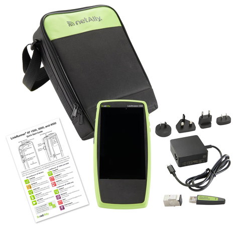 NetAlly LinkRunner LRAT-1500 Kábel- és hálózati minősítő, Kézi, strapabíró teszteszköz kültéri haszn 3. kép