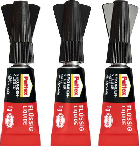 Pattex mini pillanatragasztó készlet 3x1g Pattex Mini Trio PSMT2 2. kép